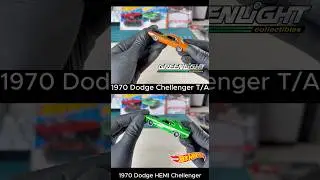 Epic Die-Cast Battle: GreenLight 1970 Challenger T/A vs Hot Wheels Hemi Challenger #greenlight #hemi