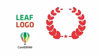 Leaf logo design in coreldraw | Logo design
