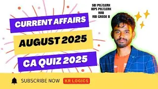 &ldquo;Banking Current Affairs August 2025 | Monthly CA for Bank Exams | IBPS PO | Clerk | RBI&rdquo;