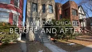 1708 W Winona, Chicago Home Flip Before and After sold by GK Chicago