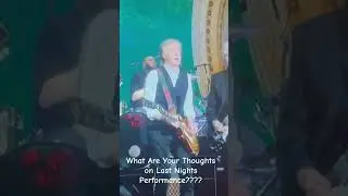 Paul McCartney, Your Thoughts? #music #legend #Beatles #SNL #concert #NewYork #artist #news #shorts