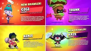 GIGI & All Brawlers Unlock Animation