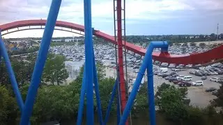 Superman: Ultimate Flight - Six Flags Great America (4K HD POV) - June 2024