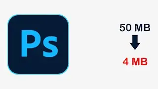 Fastest way to reduce Photoshop file size Tutorial