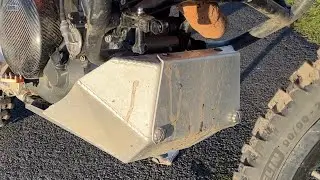 KTM 690 Rade Garage skidplate storage box - how much can you get in there?