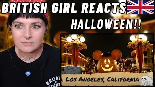 BRITISH Girl's FIRST TIME seeing Halloween in American Towns!!