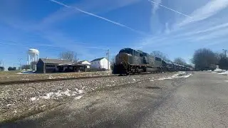 Trackside After The Snow Storm - CW44 Duo - EMD Leader