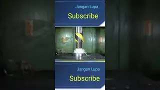 Experiment Pressing String with a Hydraulic Press Machine #shortvidios