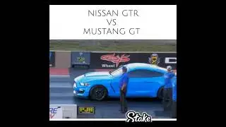 Nissan Gtr vs Mustang gt