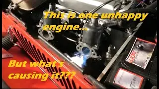 MGB Engine is Firing Fuel Back Through The Carb, Why???