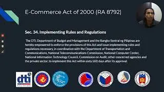 MMS101 E Commerce Act of 2000 RA 8792
