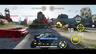 Mega Kill #1 (5 Kills)!  Hot battle with good players! Crossout Mobile 2024