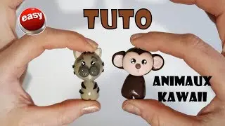 { TUTO FIMO }  ANIMAUX KAWAII DEBUTANT PART 2
