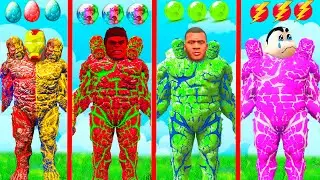 Franklin Became Ultimate ALL FATHER LAVA GOD To Fight With UPGRADED TITAN ALL FATHER SUN GOD IN GTAV