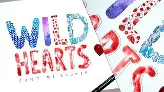 WILD HEARTS CAN'T BE BROKEN || Lettering Speed Painting
