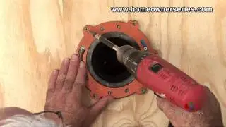 How to Fix a Toilet - Wooden Sub-Flooring Flange Repair - Part 1 of 3