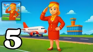 AIRPORT IDLE | Gameplay Walkthrough Part 5 | Jet-Set Fun Awaits [Android, iOS]