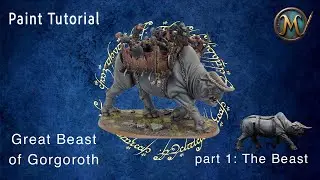 How to paint The Great Beast of Gorgoroth, part 1 | Lord of the Rings MESBG Painting Tutorial