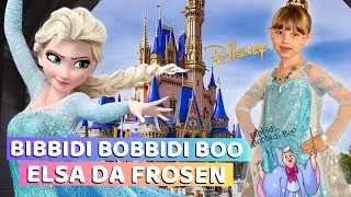👑✨ BIBBIDI BOBBIDI BOO! A Pi se Transformou em PRINCESA ELSA na Disney! ❄️💙