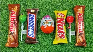 Satisfying Video Asmr Unboxing GIANT Sweets Chocolate and Rainbow Lollipops with Cutting candy Asmr.