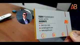 Augbrite - Smart & Creative Business Card - Solution
