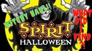 Spirit Halloween Witchy Haul!!