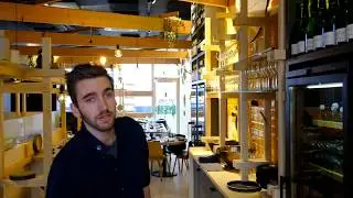 Chef Seppe Dezeure presents restaurant Zappaz in Leuven, Belgium, filmed 4K