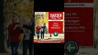Sweden Study Visa With Spouse + Kids, Low Budget, Sweden Expert, Mastermind Immigration