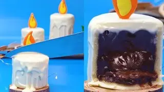 Hyperrealistic Candle Cake | Satisfying Hyperrealistic Illusion Cake Cutting Video