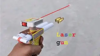माचिस की लैज़र बंदूक | Paper Gun | Matchbox gun | Laser gun