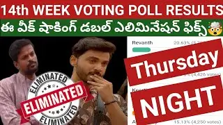 Bigg boss 6 Telugu 14th Week Voting Poll Results || Shocking Elimination twist 🔥 || Bigg boss 6