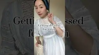 Edwardian Historical Costume for party #historicalfashion #edwardianera #grwm