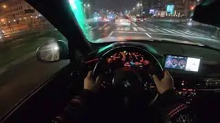 POV Night Drive: BMW X5 xDrive 40D