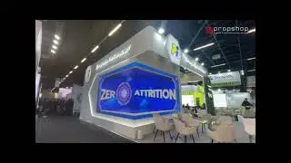 PI Industries Exhibition Stand with Anamorphic Wall | 3D LED Experience by The Propshop