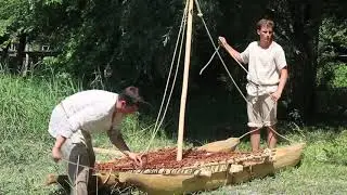 Pr&auml;historischer Bootsbau: der Katamaran