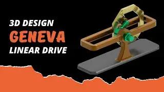 Geneva Linear Drive | Mechanical Mechanism | 3D Design & Animation