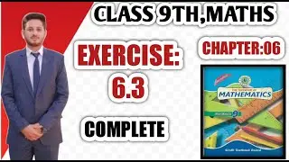Exercise 6.3 Complete | Class 9 Sindh Text Board | Ex 6.3 | the educational hub