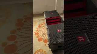 LA215 dual 15 inch total 16 pcs line array and power amp race setting🔥🔥