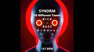 SYNDRM PSYm002 KICK BASS LOOP Patterns grooving Kickdrum Bassline Sounds Sample Pack PsyTrance