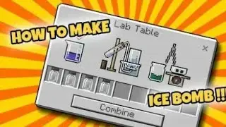 how to make ice bomb in minecraft pe no mod or addon