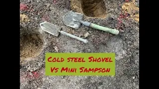 Cold Steel Special Forces Shovel Vs Lesche Mini Sampson COMPARISON REVIEW