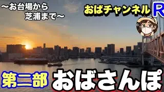 【おばさんぽ】今年最後の昼散歩　レインボーブリッジ帰りは西側を歩く