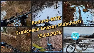 Enduro-MTB Runde am Grazer Plabutsch - Trailcheck 15.02.25