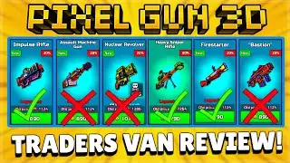 HEAVY SNIPER RIFLE IS BACK! NEW Traders Van Weapons Review (Pixel Gun 3D)