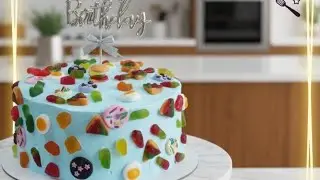 Kids special cake full making video @bakesbyqasira