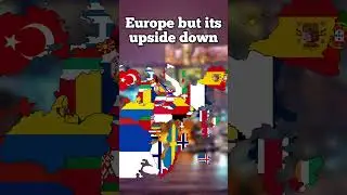 Europe but its upside down #mapping #geography #europe