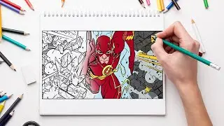 Flash Coloring Pages, Superhero Breaks the Walk | Arlow - Feel So Lucky [NCS Release]