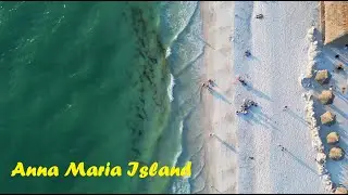 Anna Maria Island at Sunset - Florida - Stunning 4K Aerials with Relaxing Soundscapes