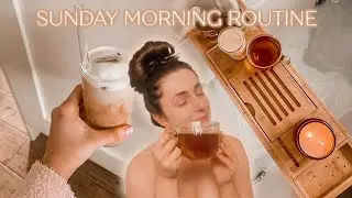 SUNDAY MORNING ROUTINE SPRING 2021 | relaxing, productive, healthy & reset for the week