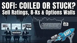 SoFi Stock: Coiling Around $27? Sell Ratings, 8‑Ks & Options Walls | SOFI Weekly Parody